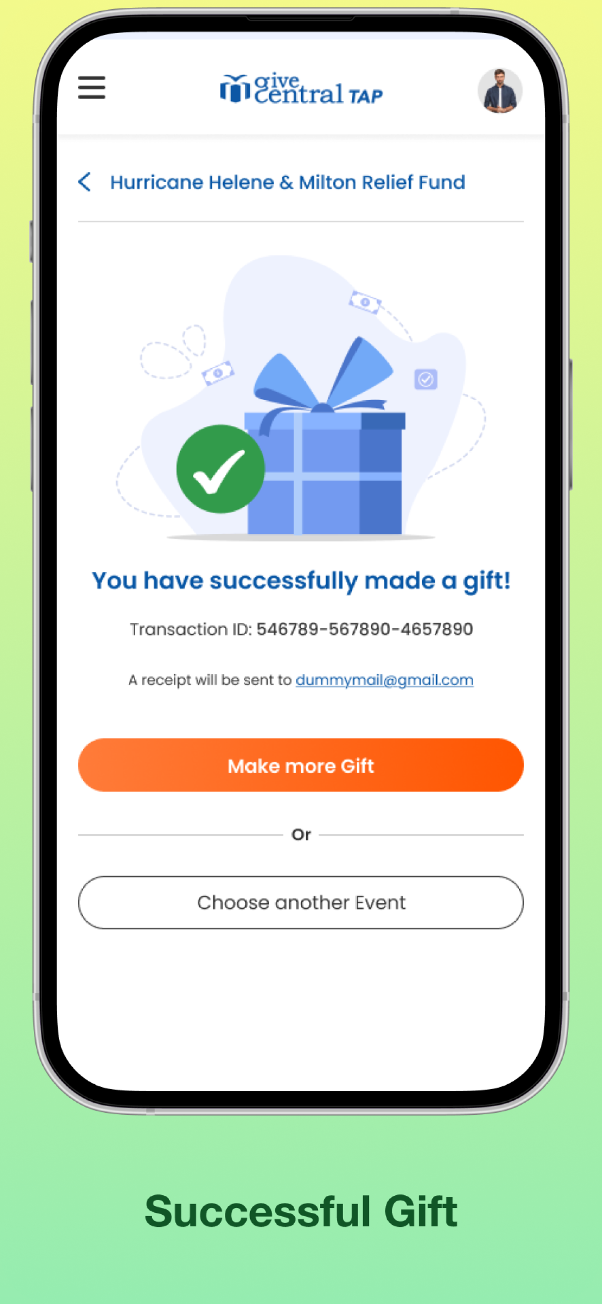 GiveCentral Tap screenshot 3