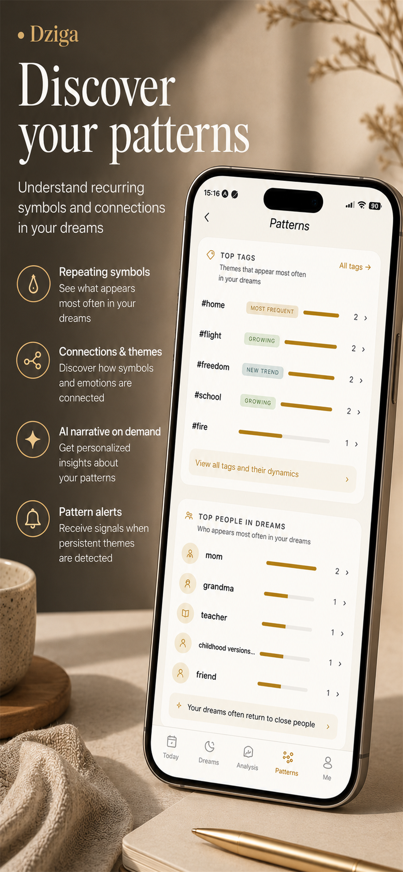 Dziga: Dream Journal screenshot 3