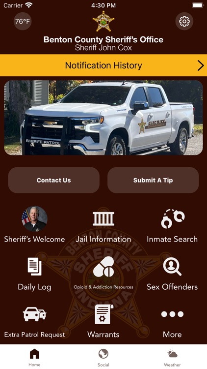 Benton County Sheriff IN