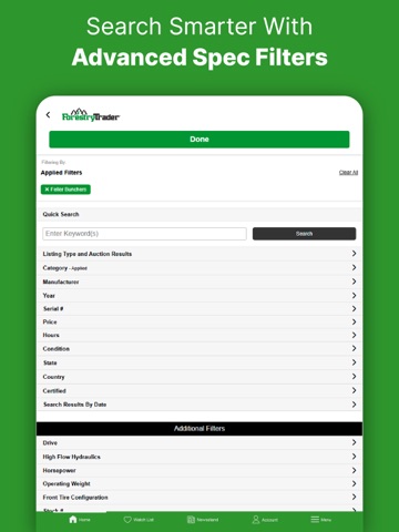 ForestryTrader iPad screenshot