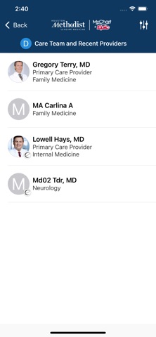 MyMethodist Screenshot 3 of 6