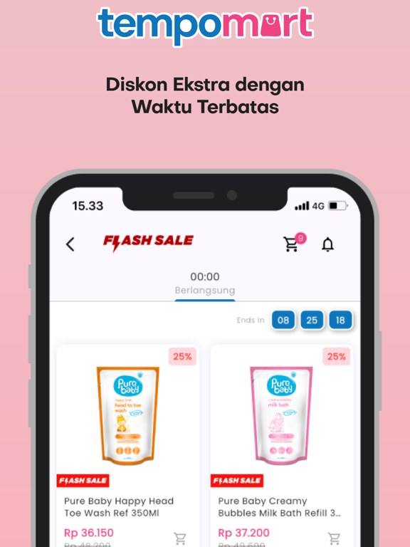 tempomart iPad screenshot 3 - Shopping app