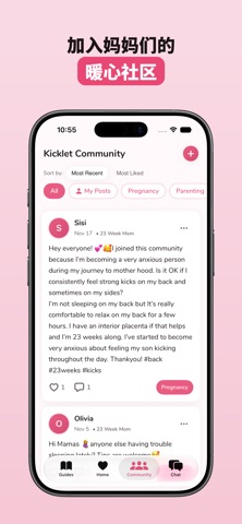 Kicklet: 怀孕胎动记录 screenshot