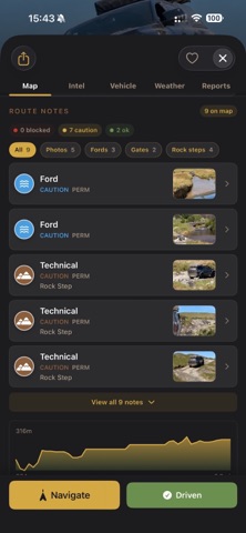 TrailUK iPhone screenshot 5