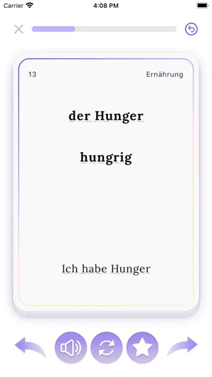 Wortschatz: Learn German screenshot 2