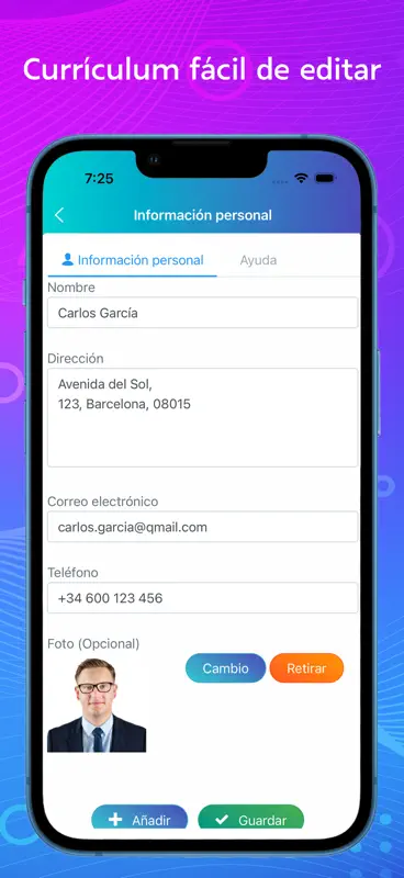 Currículum vítae - Crear CV screenshot 7 of 7