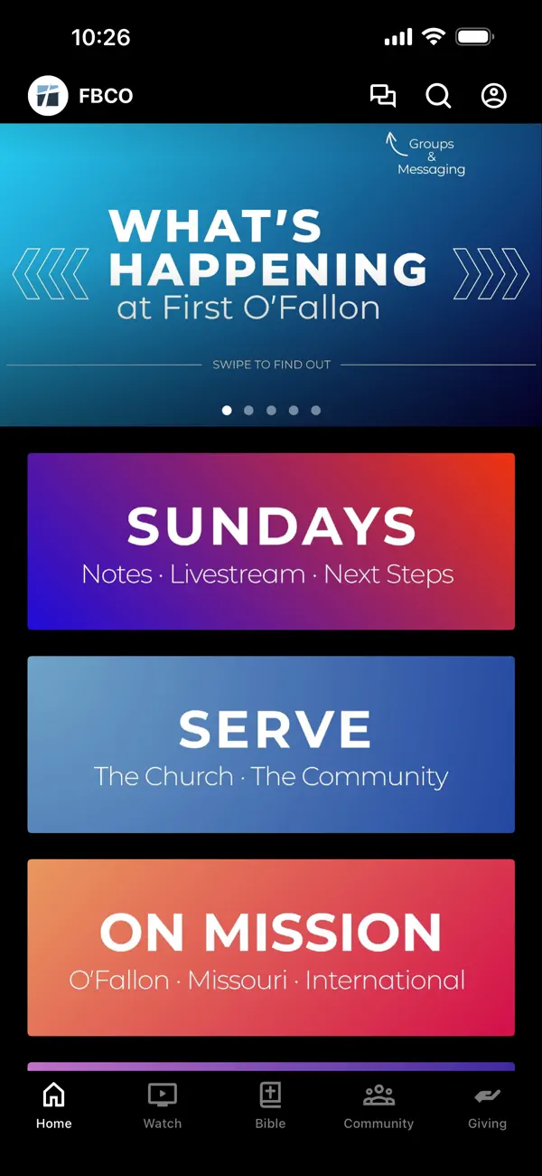 Screenshot #1 pour First Baptist OFallon, MO