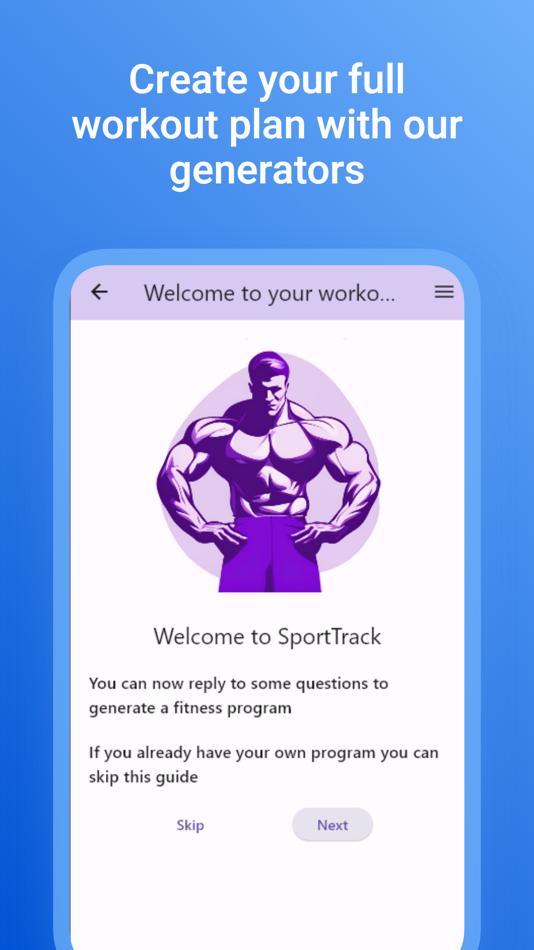 SportTrack workout log - 1.0.60 - (iOS)