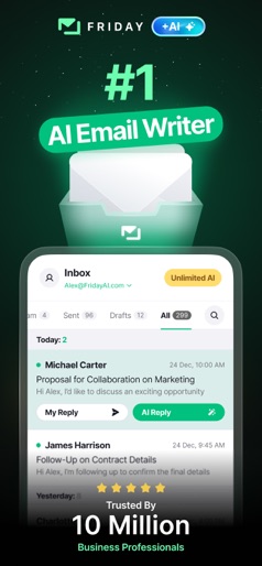 Friday AI Email Writer screenshot