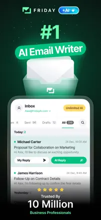 Friday AI Email Writer: Screenshot 1 von 9