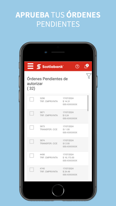 Telebanking móvil - Scotiabank Screenshot