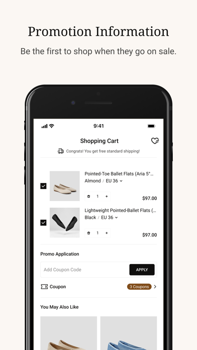 VIVAIA - Sustainable Footwear Screenshot