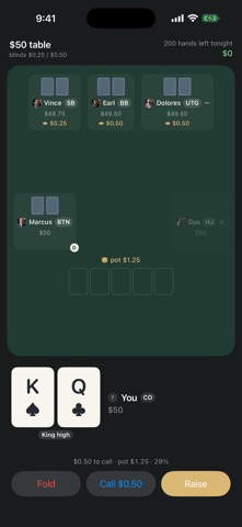 Hold'em Career: Offline Poker screenshot 1