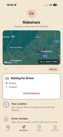 AADD Rides iPhone screenshot