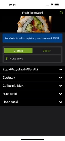 Fresh Taste Sushi screenshot
