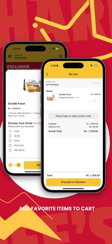 Hardees Pakistan screenshot