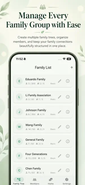 Rootrees：家族樹與族譜紀錄 screenshot 1