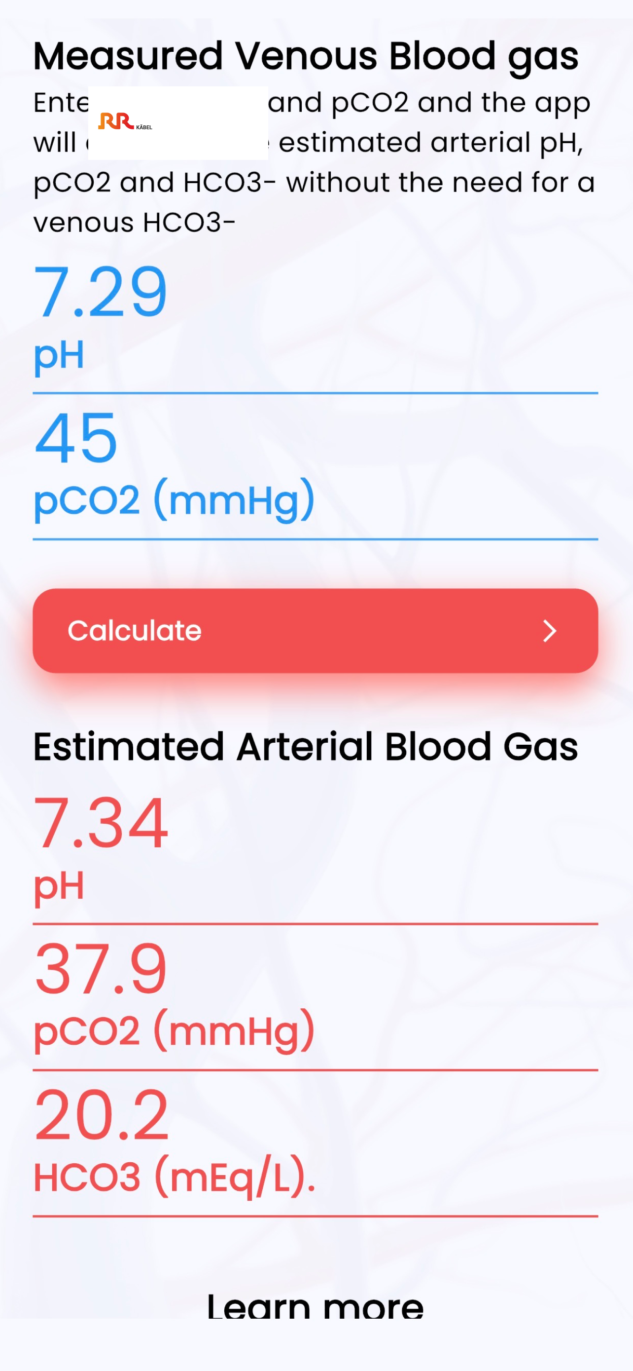 Venous to Arterial Blood Gas