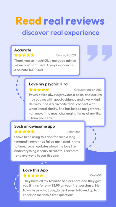 Healer: Live Psychic Readings Screenshot