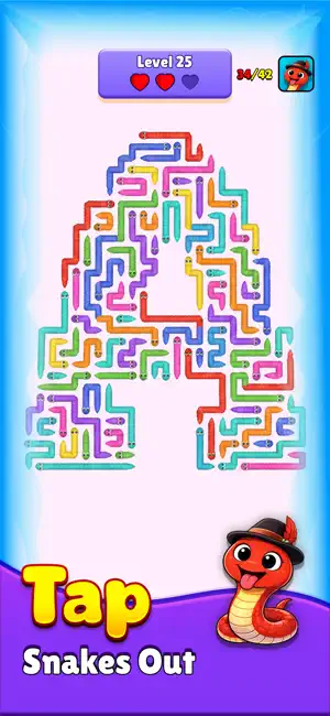 Snake Move - Puzzle Challenge screenshot 2