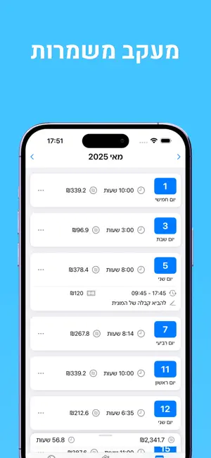 המשמרות שלי screenshot 1
