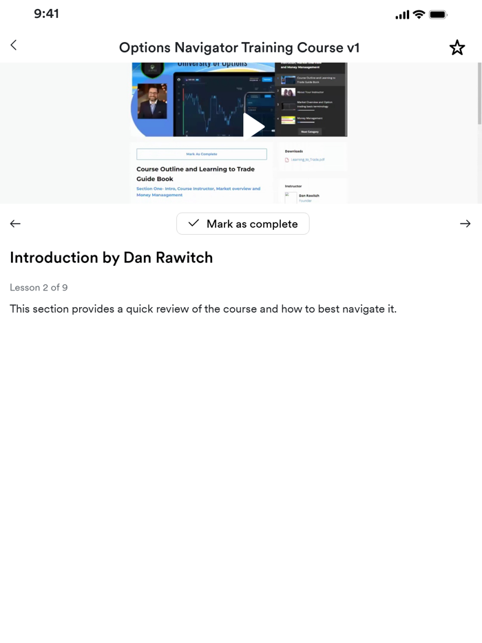 University of Options