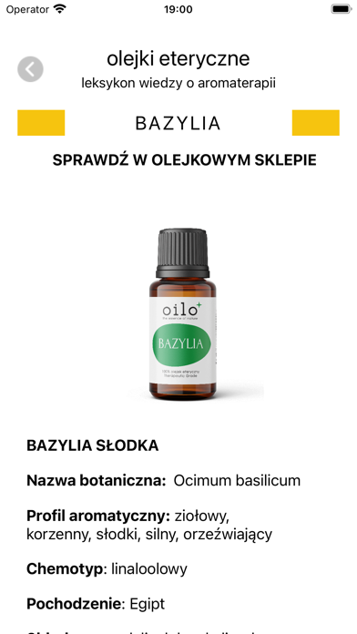 Olejki eteryczne Screenshot