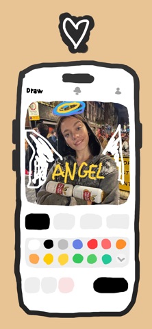 Little Window: Draw to Friends iPhone screenshot