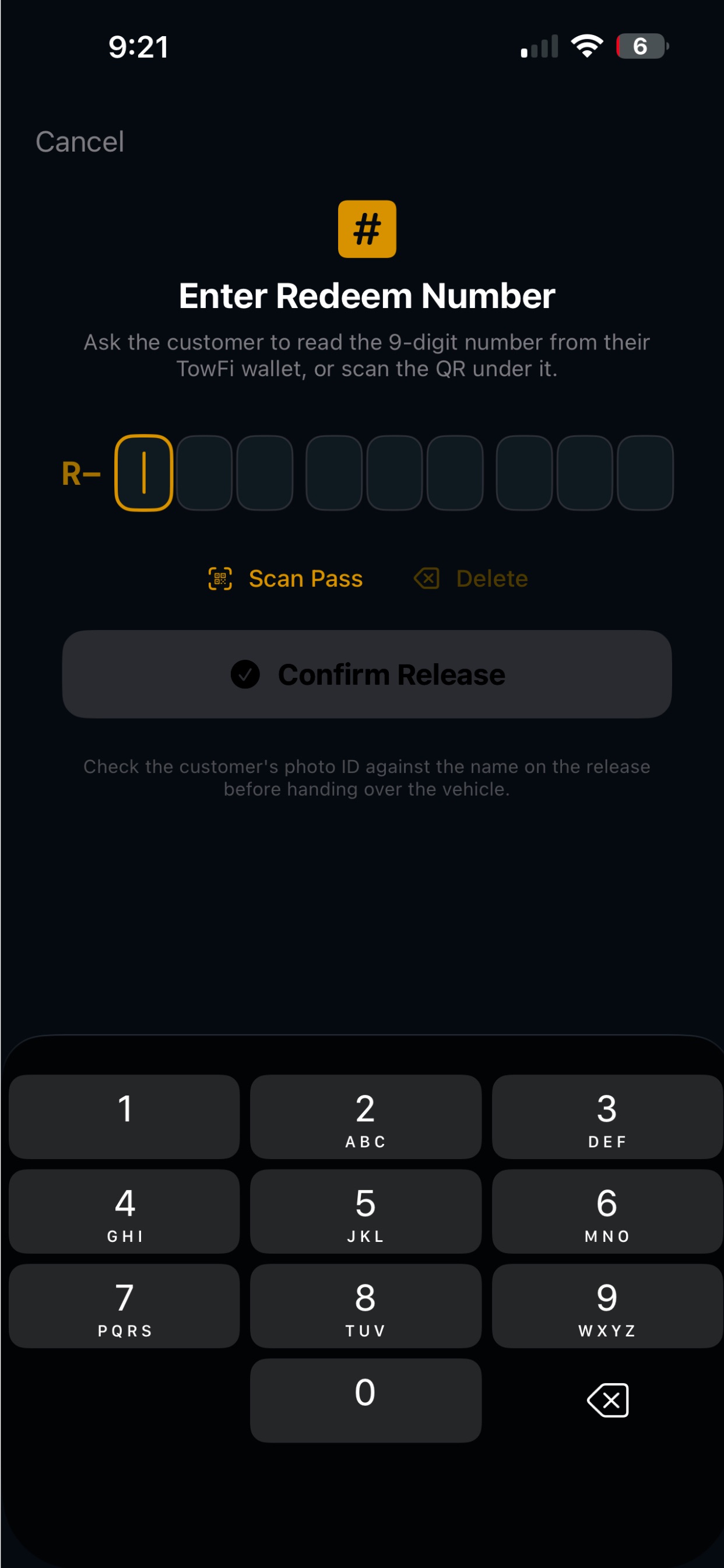 Screenshot 4 of TowFi Impound Portal