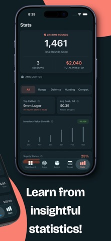 Ammofy - Gun & Ammo Tracker iPhone screenshot