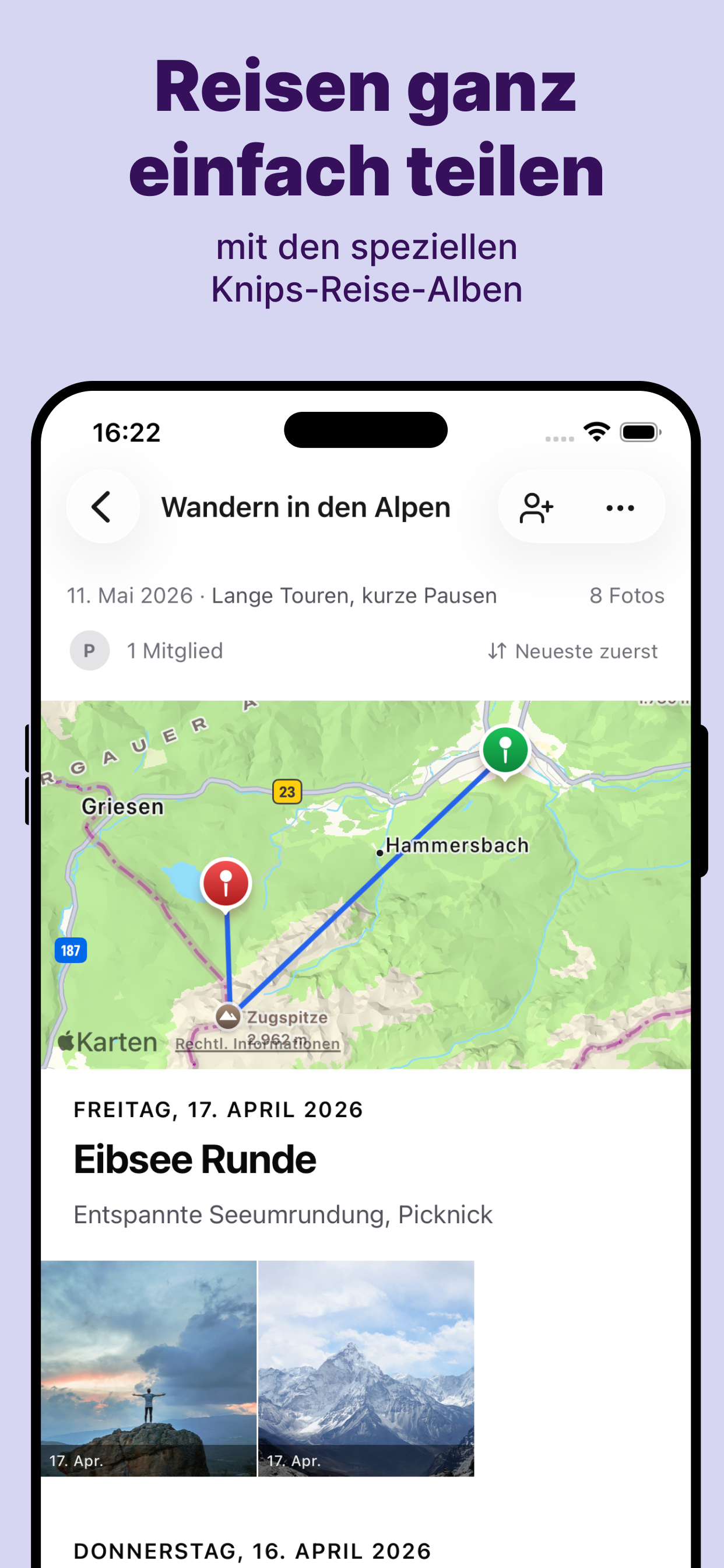 Knips – Fotos sicher teilen
