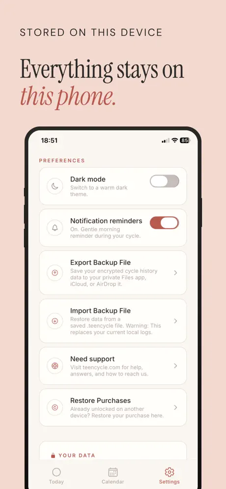 Teen Cycle: Period Tracker screenshot 5