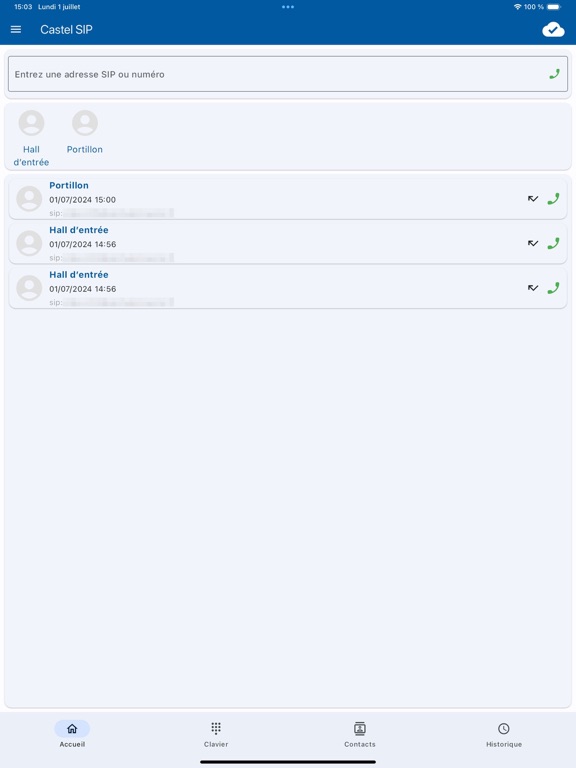 Screenshot #6 pour Castel SIP