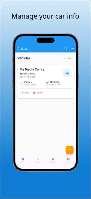 Carlog - Car Maintenance Lo... screenshot 1