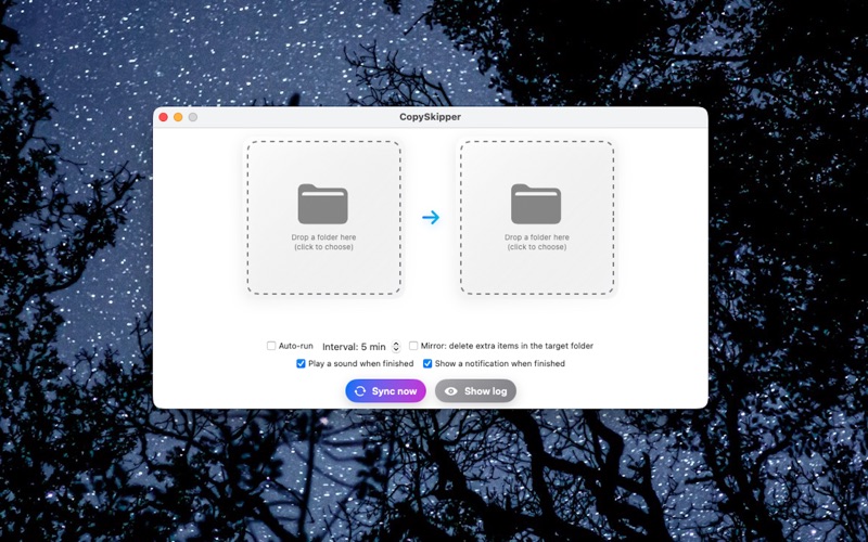 CopySkipper app screenshot