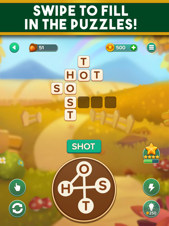 Screenshot #5 pour Word Nut Crossword Puzzle Game