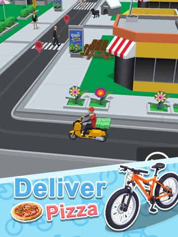 Pizza Delivery Boy: Bike rush iPad screenshot