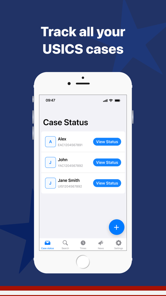 #2. Case Tracker for USCIS Citizen (iOS) 由: Keyurbhai Tavethiya