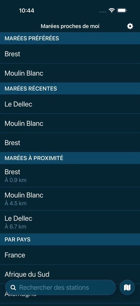 Screenshot #1 pour Marées proches de moi