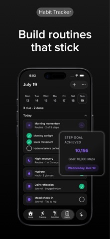 Cora - Personal Fitness Coach iPhone screenshot