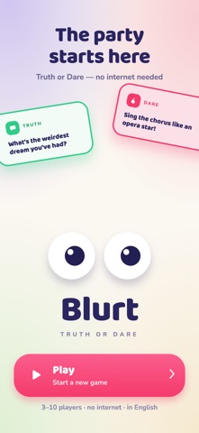 Blurt - Truth or Dare Screenshot 1 of 6