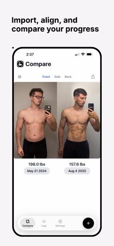 Recomp: Progress Photo Tracker Screenshot 1 of 5