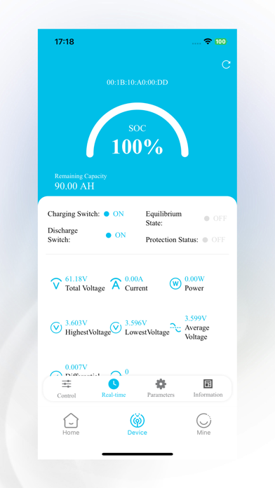 Screenshot 4 of JBD BMS App