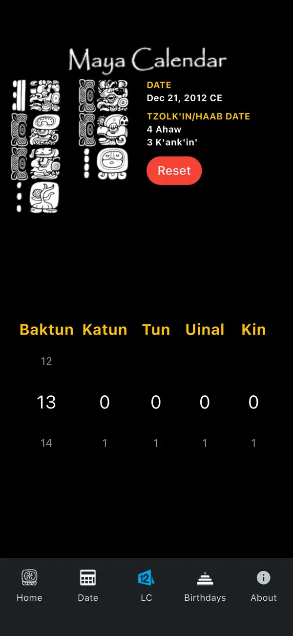 #3. Maya Calendar (iOS) Ved: Edwin Barnhart