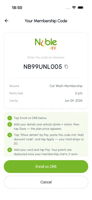 Noble Gas Rewards screenshot 2