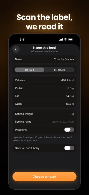 Kcal: Simple Calorie Tracker screenshot 4