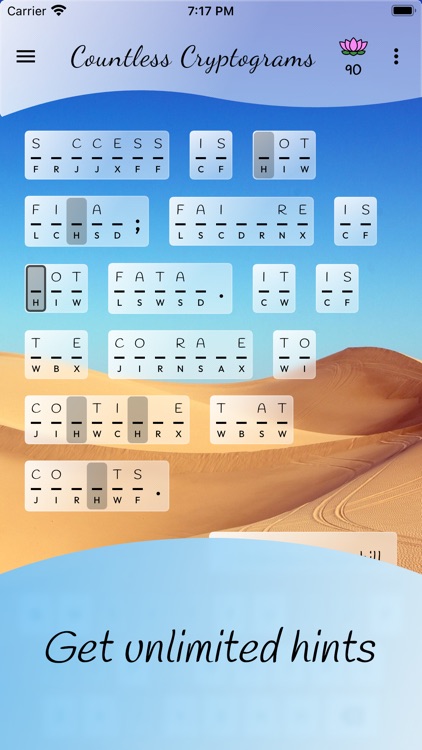 Countless Calming Cryptograms