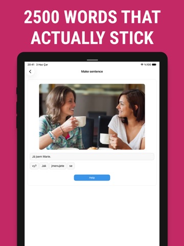 Learn Czech - conversation iPad screenshot