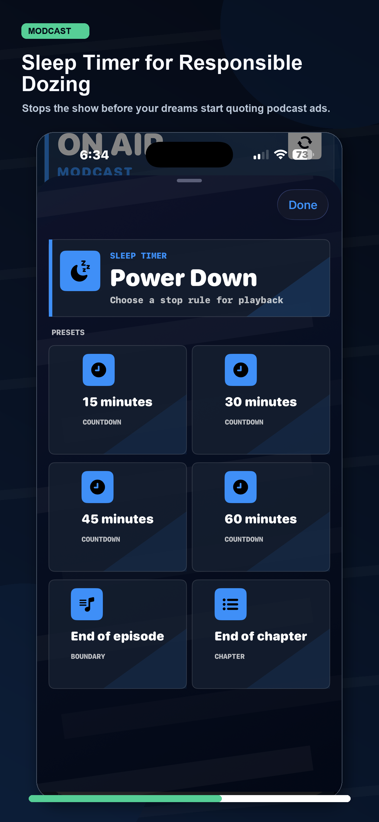 Modcast - Podcast Player screenshot 7