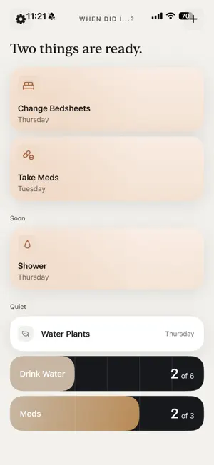 When Did I…? Routine Memory screenshot 3